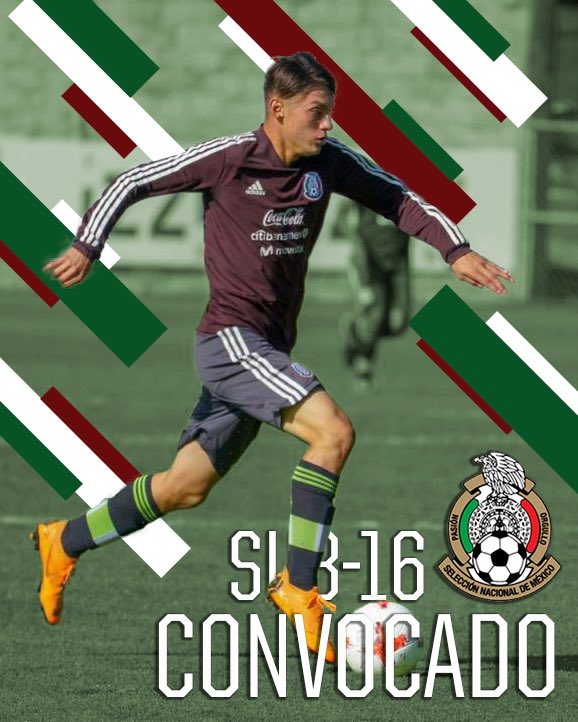 alliancefut's tweet photo. ¡Con mucho orgullo anunciamos que nuestro #RayadoSS fue convocado por @miseleccionmx! 🤠⚽️🇲🇽 

Diego formará parte del plantel Sub-16 del tricolor. ¡Felicidades, Diego!

#Futbol #Rayados #Monterrey #Tricolor #Selección https://t.co/UVtli4ZT05