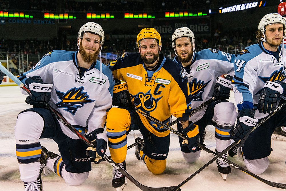 ToledoWalleye's tweet photo. Game-worn #TeamHooks and #TeamFins jerseys from #ECHLAllStar19 will be auctioned off after our game this Saturday, February 2.
More info ➡️ https://t.co/V5sJCO6RDr https://t.co/4QFGVWYBQN