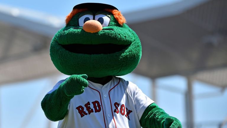 NESN on X: Red Sox mascot Wally The Green Monster hilariously