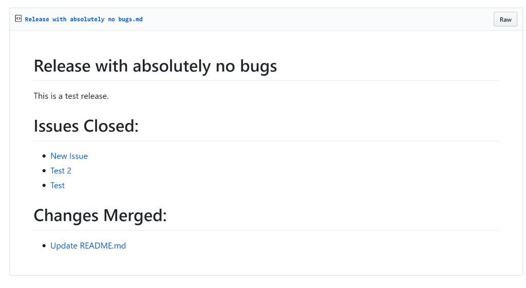 msdev's tweet photo. Writing code? Easy.

Release notes? Easy...ish.

Make them easier with @paladique's automatic release note generator: https://t.co/kFmojhRYrA https://t.co/jxUgKU4TXX