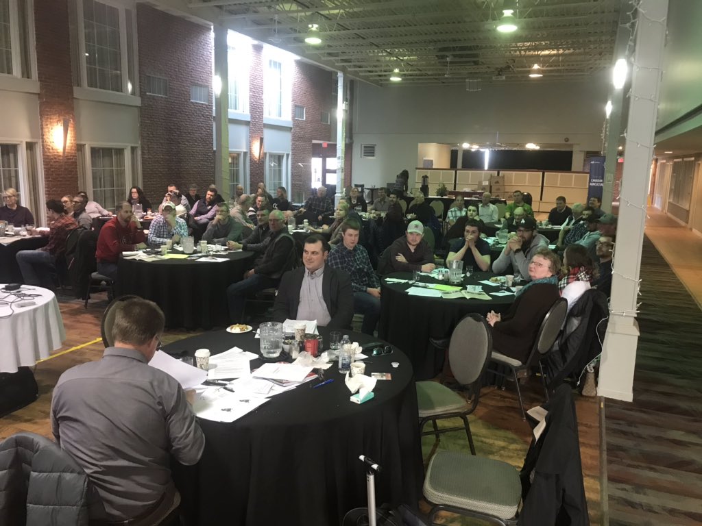 PEI producers rock! They turned out in big numbers at Branch Agm. Great opportunity to visit Red Oak new Master Breeder. <a href="/PEIHolsteins/">PEIHolsteins</a> See you in PEI in April <a href="/HolsteinCanada/">Holstein Canada</a> Convention