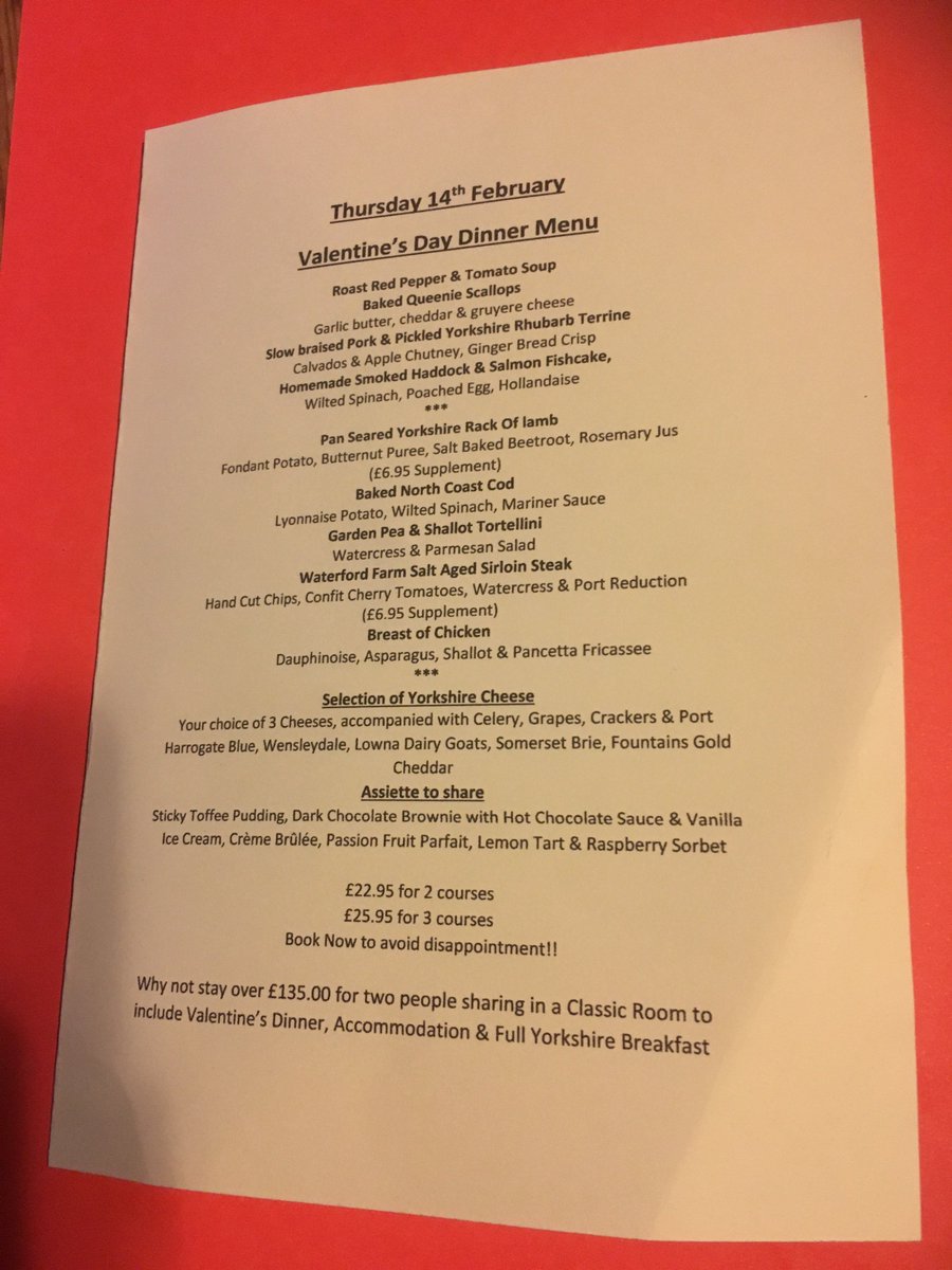 The Fairfax Arms (@thefairfaxarms) on Twitter photo Just a nudge ,,..Rng us on 01439 788212 to book your table #ValentinesDay2019 #ValentinesMeal #YorkshirePub <a href="/Welcome2Yorks/">Welcome to Yorkshire</a> Just a nudge ,,..Rng us on 01439 788212 to book your table #ValentinesDay2019 #ValentinesMeal #YorkshirePub <a href="/Welcome2Yorks/">Welcome to Yorkshire</a>