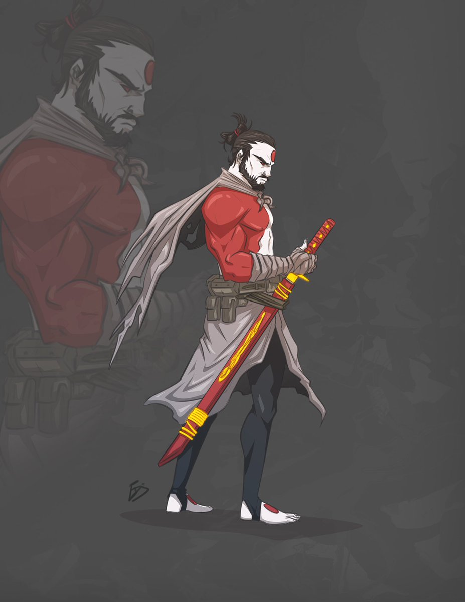 edjimenezart's tweet image. #valiantcomics #samurai #fallenworld #comics #edjimenezart