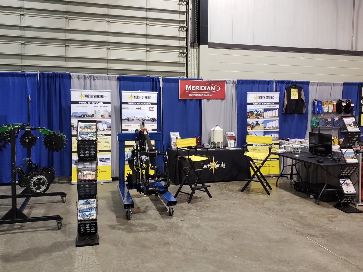 Check out the <a href="/NorthStarAg2/">North Star Ag</a> booth at the KMOT show in Minot, booth #344,345 <a href="/BLUJET01/">BLU-JET Agricultural</a> <a href="/SalfordGroup/">Salford Group</a> <a href="/meridianmfg/">Meridian Manufacturing</a> <a href="/YetterFarmEquip/">Yetter Farm Equip.</a> <a href="/ThunderCreekEq/">Thunder Creek Equipment</a> <a href="/LoftnessAg/">Loftness Agriculture</a> <a href="/LegendSeeds/">Legend Seeds, Inc.</a> <a href="/UnverferthMfg/">Unverferth Mfg. Co., Inc.</a>