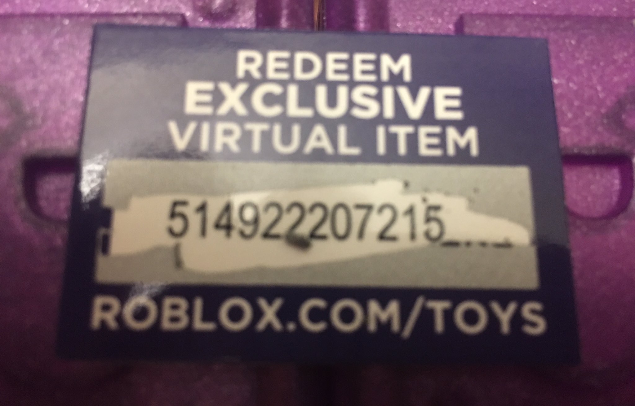 TOY CODEs, Free Roblox toy code (NOT REDEEMED YET) READ FIRST PLEASE