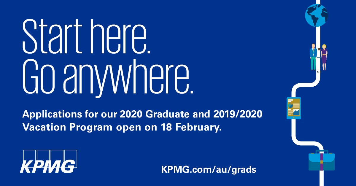 At KPMG, no career is ever the same. No matter where you want to go, we'll help you get there. kpmg.com/au/grads