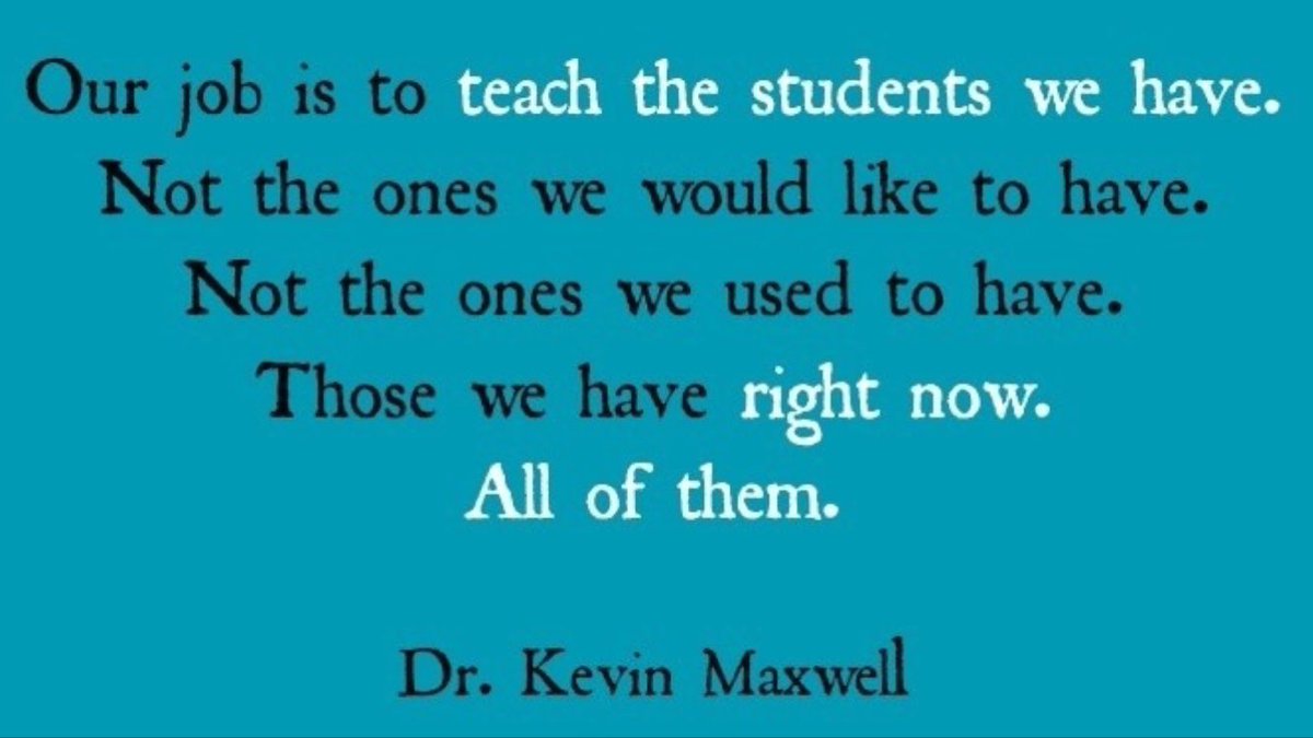 Our job as FRENCH IMMERSION educators is to take our students from where they are now to where they need to go next. #inclusion