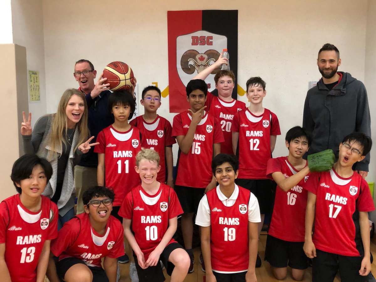 Today is our final playoff game for our very first sports team at DSCKE! Stay tuned for the results 😊#gorams #basketball #dscke