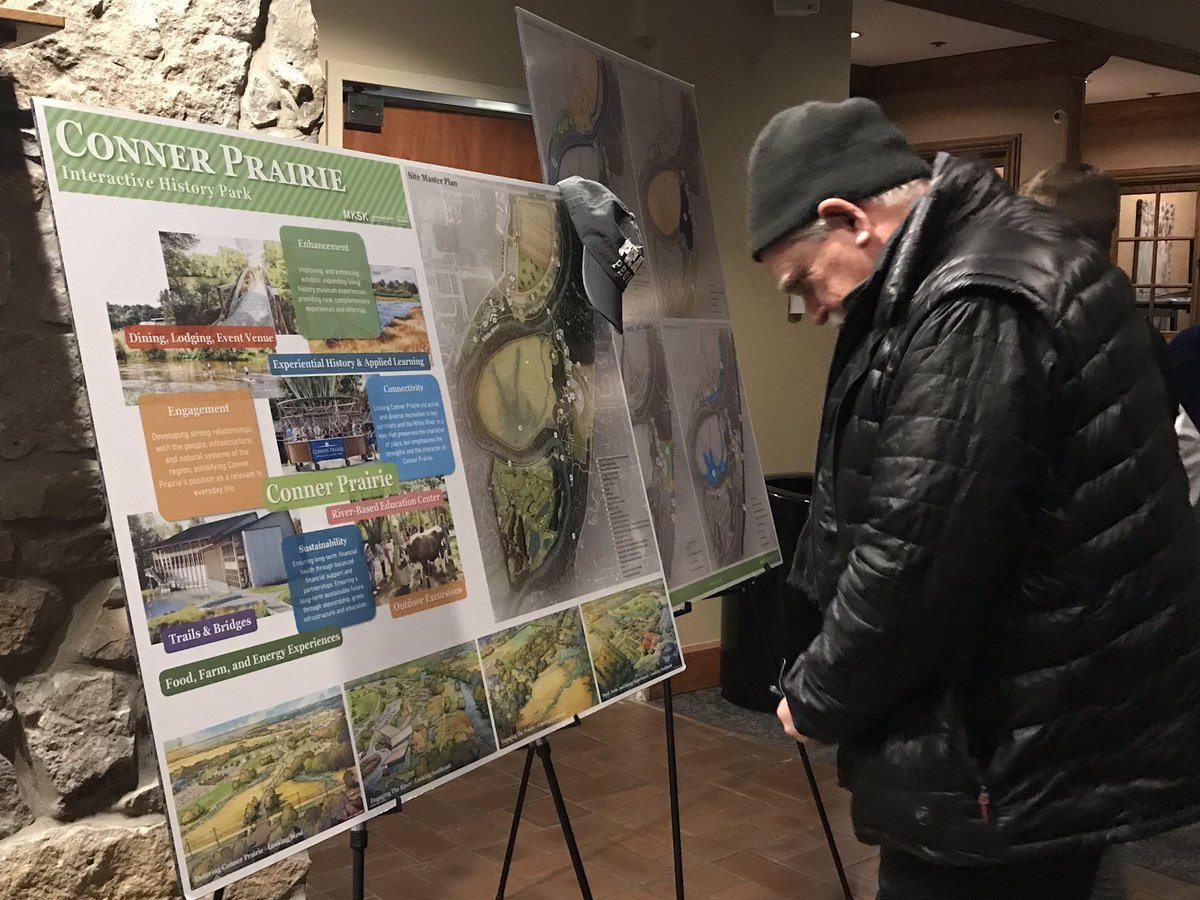 NormanOBurns's tweet image. So many promising ideas for the future of the #WhiteRiver. I look forward to watching the progress unfold! #ConnerPrairie #discovercp #mywhiteriver