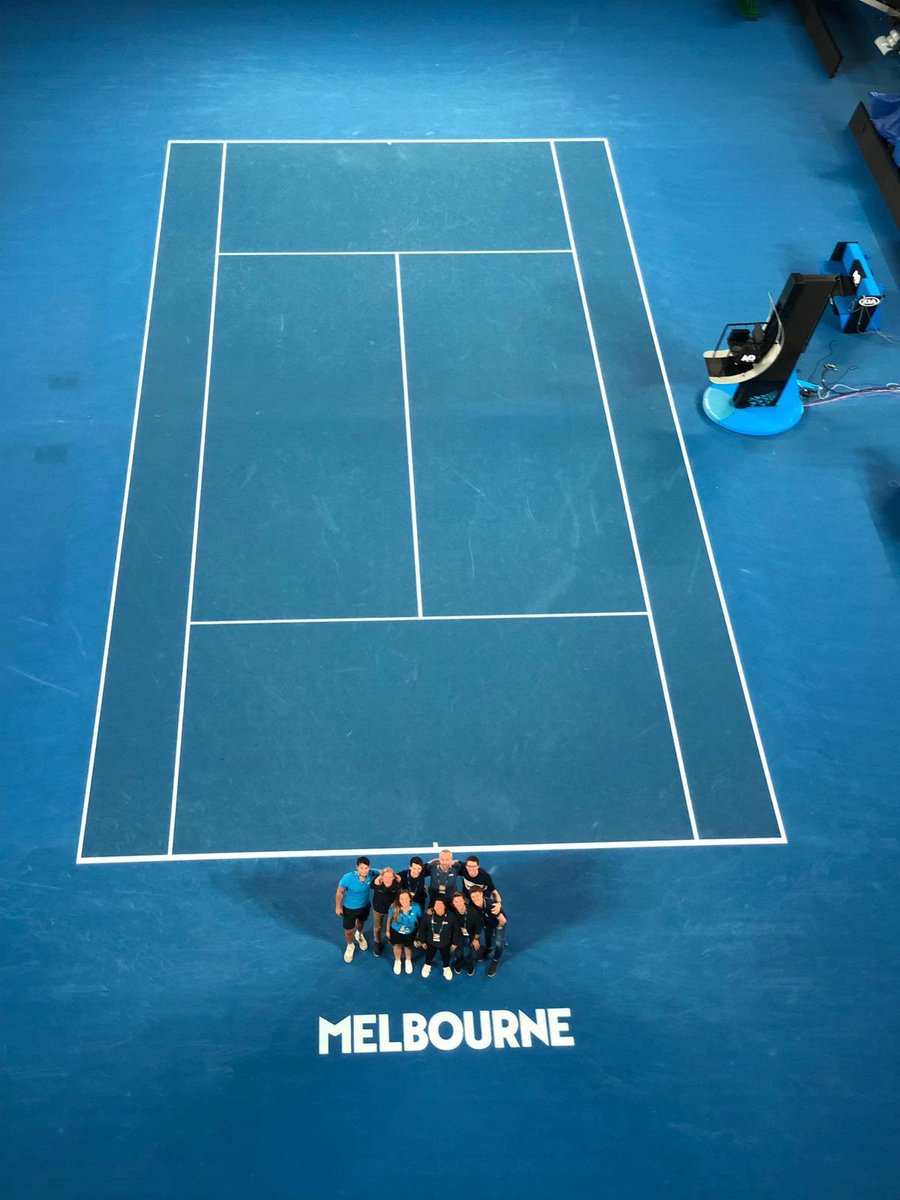 Thanks to a great team working around the clock to deliver brilliant coverage of AO19. Proud of them, and my role in helping them log in to stuff on day one. #AusOpen