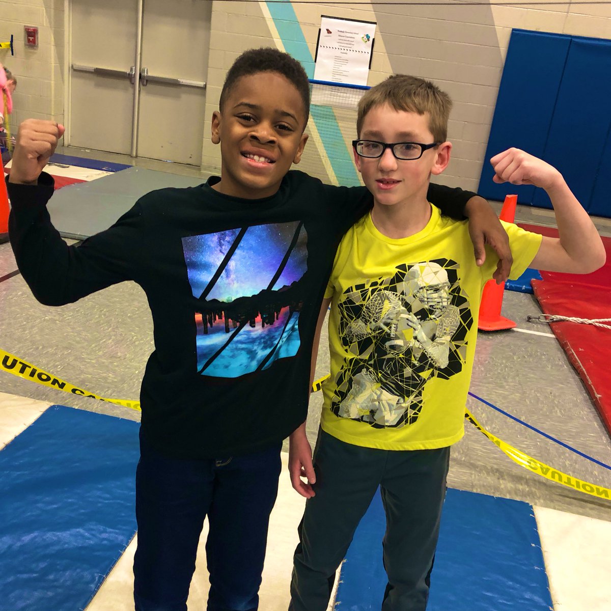 Young3rdBobcats's tweet photo. Iโve loved watching the friendship between these two grow. One has been here since K and the other new this year. They are best friends. They have big goals to play football for @OhioStAthletics and then go to the @NFL together. @BrooksideBcats1 #ItsWorthit #sendmetickets https://t.co/YieJrlu1ft