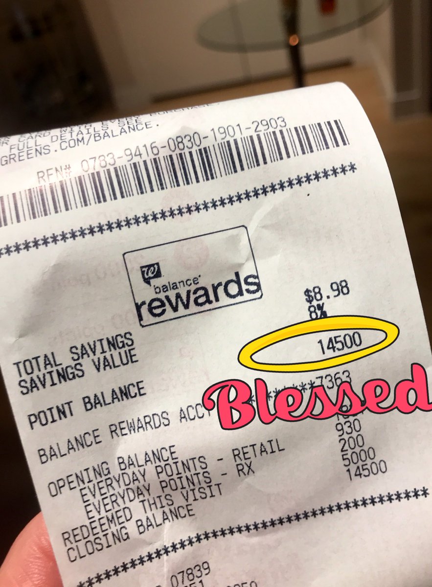 alexkautz_music's tweet photo. I have 14,500 @Walgreens #BalanceReward points omg❗️ what does this mean?! #blessed 🙏 https://t.co/eJLglJtEQ4