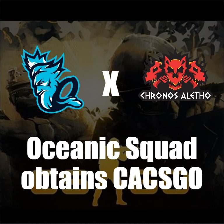 ChronosAlethoGG's tweet image. @OceanicSquadGG obtains #CACSGO for the remainder of their Contract!