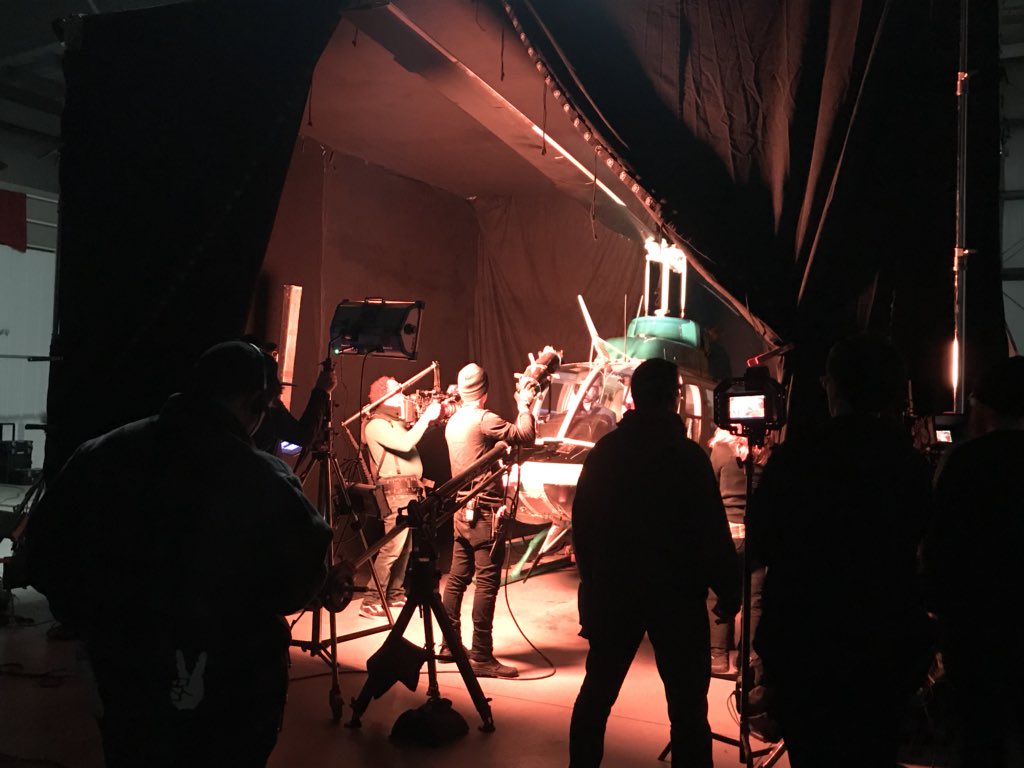 Film shoots in the hangar... #jetranger #filming #aviation #bellhelicopter