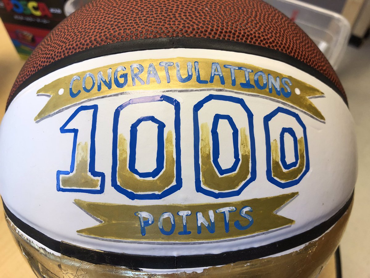 Congrats to Junior Tkai DeVore who tonight broke 1,000 points in her career! She is the first female in in JPII history to reach the milestone! 🏀💛💙🛡 <a href="/LowcoSports/">LowcoSports.com</a> <a href="/JasperSunTimes/">JasperCountySunTimes</a>