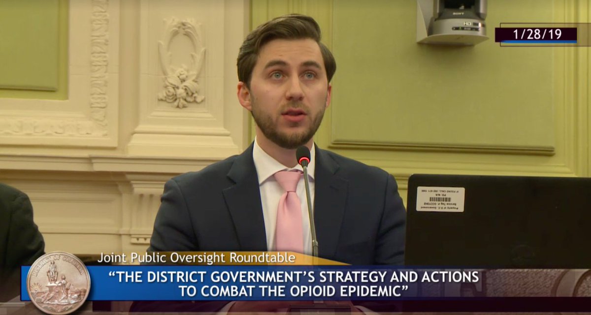 Yesterday our VP of Impact &amp; Education Rob Buelow testified at the <a href="/councilofdc/">Council of DC</a>'s Committee on Health and Committee on Public Safety Joint Hearing on how to combat the opioid epidemic in D.C. 

Check out Rob's full testimony here:
➡️ bit.ly/2sUNgzx