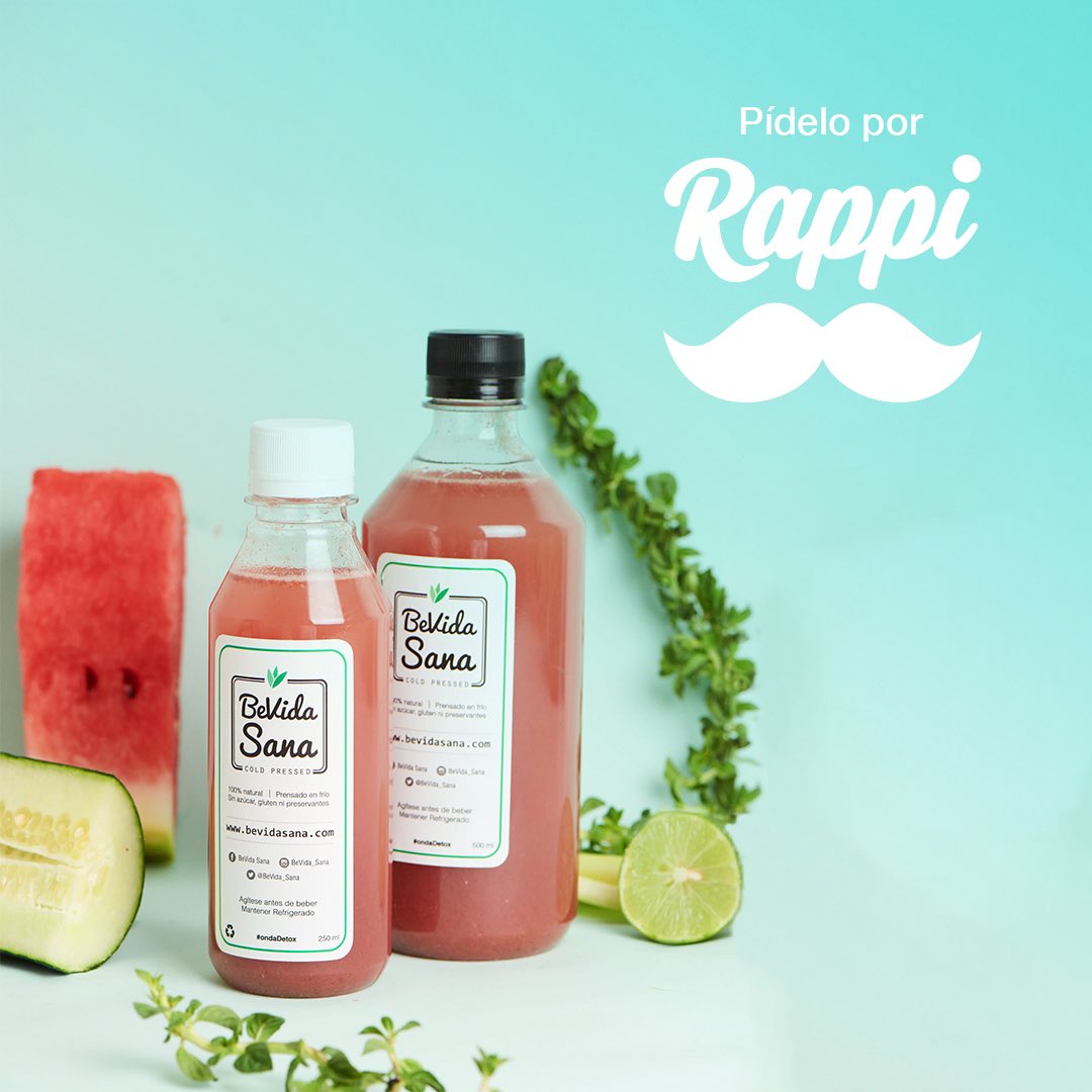 BeVida_Sana's tweet photo. Ahora también en Rappi 🙂🚲🛵
@PeruRappi
•
✅ Planes detox de 1, 2 y 3 días 🧡⚡️
✅Jugos por separado 🌈
#alimentacionconsciente #jugoscoldpressed #raw #coldpress #jugosverdes #jugosdetox #vivesano #saludybienestar #balance #rawjuice #vegan #rappi #rappiperu #deliveryperu https://t.co/LJYBVmFfL7