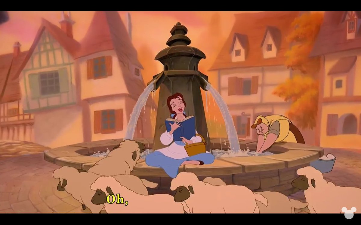 野獣エリアができたら噴水で映画のように撮る仮装ベルの姿を見るのを