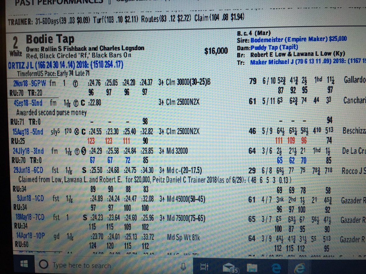 ChrisG1211's tweet photo. @TimeformUS @HorseToWatch @TimeformUSfigs Went through some old PPs and noticed the final fig is there, but the   in-race figs are what’s missing. As someone who puts a lot of stock in the blue-coded, red-coded aspect of your figs, the absence of the in-race figs is what I’m referring to https://t.co/kOO3bq1WYT