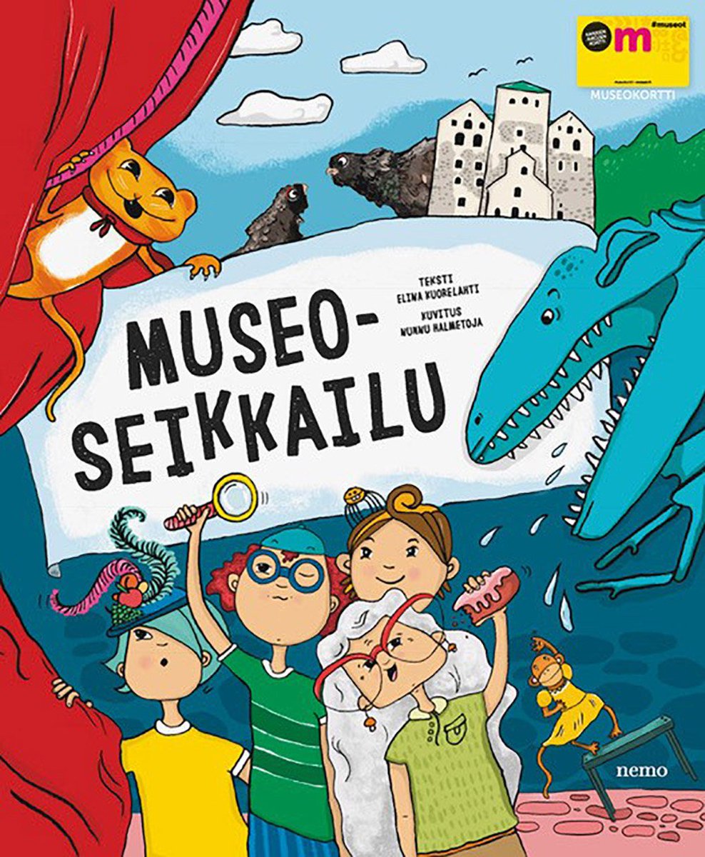 #Museoseikkailu innostaa perheitä museovierailuihin:

"Kirjan tarina nostaa esiin jännittävää, hauskaa ja kiinnostavaa tekemistä
tutuissa museoissa", suosittaa Hyvinkään Sanomat.
@ElinaKuorelahti 
#kirjat
#lastenkirja
#nemokustannus
<a href="/museokortti/">Museokortti</a>