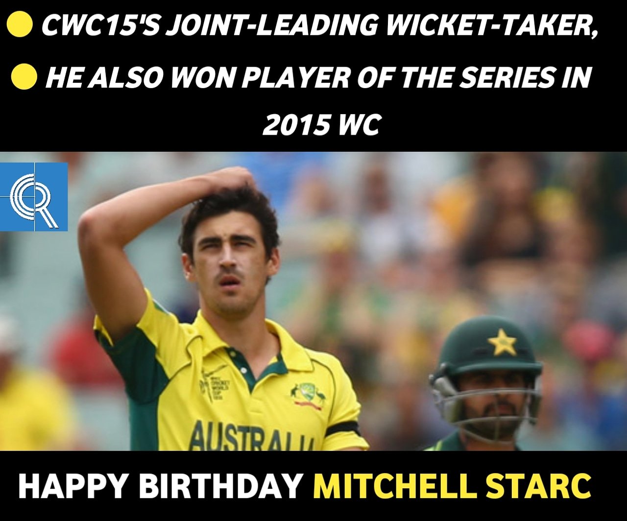 Happy Birthday Mitchell Starc! .
.     