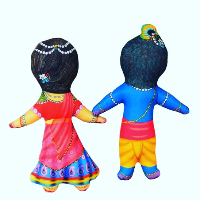 radha krishna soft toys
