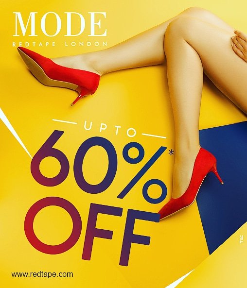 MODE by Red Tape 
If you don't do MODE you don't do Fashion #fashionforall #ModebyRedtape #stelatoes👠 #upto60%