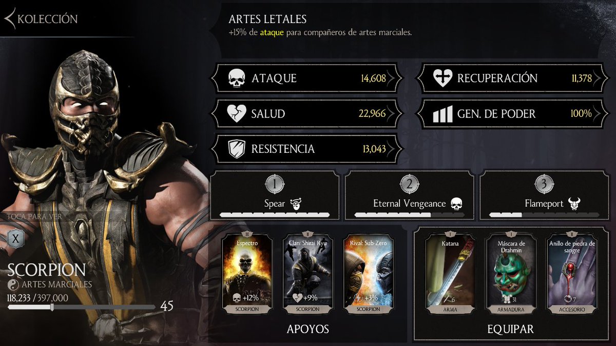 457gJorge's tweet photo. #MKmobile #Sweepstakes en mi parecer este es el mejor Scorpion que tengo a los otros no los e usado casi https://t.co/KHTCN9JSI3