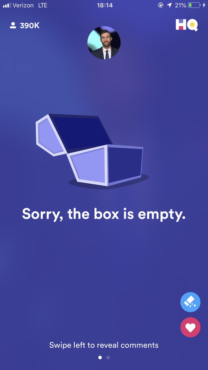TayMPaternostro's tweet photo. @hqtrivia how could you do this to the 3 out of 4 of us playing together 😡 I want a redo! https://t.co/f75ZQU4eCL