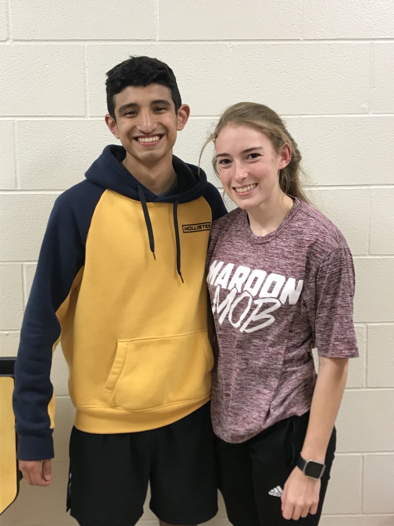 Congrats to Dana Aaron and Xavier Garza DHS Track and Field athletes of the week! Great work ethic and attitudes from these kids in week 2 of phase 2!
