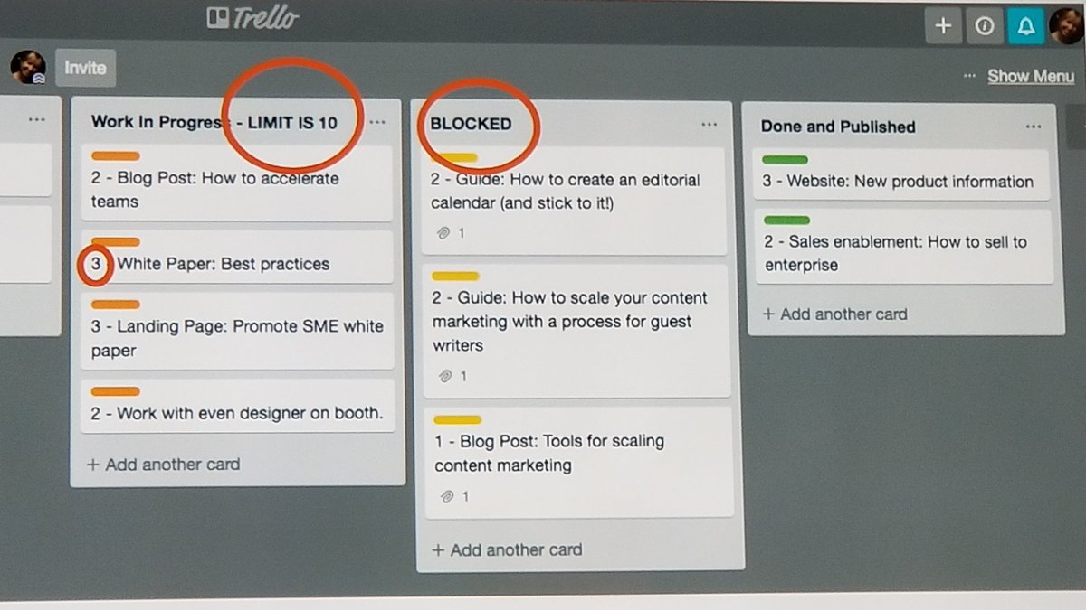 nathanc's tweet image. Don&apos;t move work that can&apos;t be completed back to the backlog, move it to #blocked so your team can recognize the efforts &amp;amp; bottlenecks (and fix them in the next sprint)
@thisKat #cspdx #agileportland