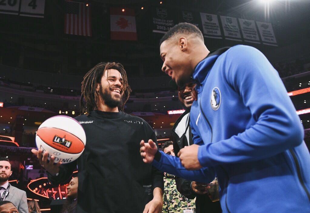 BleacherReport's tweet photo. J. Cole will perform at halftime of the NBA All-Star Game in his home state of North Carolina https://t.co/UgXOXAV8Zo