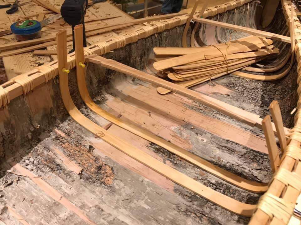 A7G_Official's tweet photo. S/O those those who were able to build a chiman (canoe) from scratch with all the elements involved. Miigwetch to Pinock Smith for teaching and @manitobah supporting us along the way. #chiman #canoebuilders #landbased #elements #teachings #futureisnow #youthrising https://t.co/cutolUkAkm