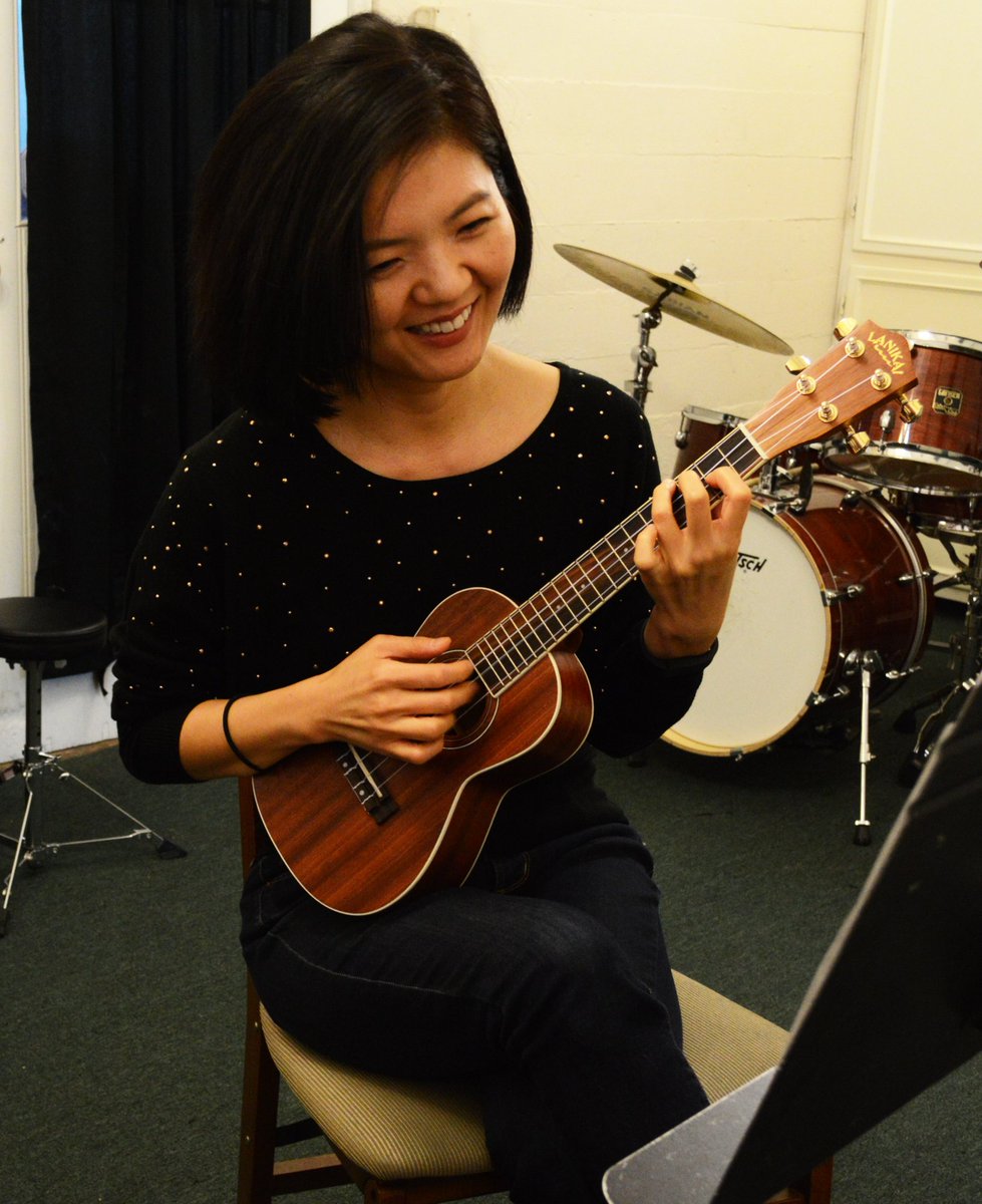 SMMusicCenter's tweet photo. We get asked all the time: are #MusicLessons only for kids? The answer is an emphatic NO! #MusicStudents are of all ages. It's never to late to start or rekindle an old flame. Take Sora for example who recently started #Ukulele lessons. #NeverTooLate #Uke #ILuvUke #MusicMatters https://t.co/Gg07NrXiW5