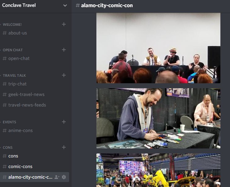 TravelersDomin's tweet photo. Explore the realm of Geek travel on the CONclave Travel Discord!  Comic cons, fan fests, conventions and theme travel are our specialty!  https://t.co/VZh3eJWYrr https://t.co/0bZbCIPiiu