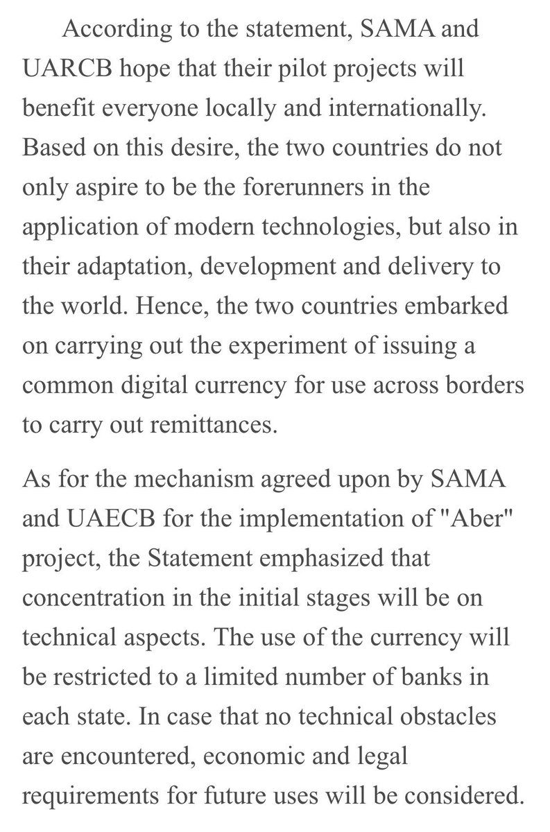 Dear <a href="/arunjaitley/">Arun Jaitley</a> <a href="/narendramodi/">Narendra Modi</a>

ABER - that's the name of new cryptocurrency being experimented between UAE and Saudi Arabia. 

India shouldn't be sitting on the sidelines. Indian youth shouldn't be losing out on opportunities.

Please remove banking ban 🇮🇳

#IndiaWantsCrypto