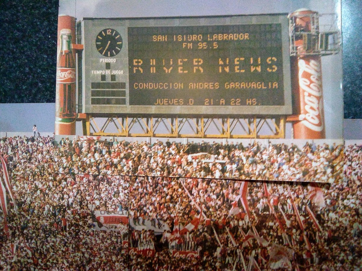 AndresGara's tweet photo. Foto retro, de cuando tenía mi programa en FM San Isidro Labrador, y se podía anunciar en el tablero electrónico del Monumental.
#RiverNews #River #Tablero #Autotrol
Podés seguirme en:
Instagram: River News.
Youtube: River News. https://t.co/LtFeoPCBgJ