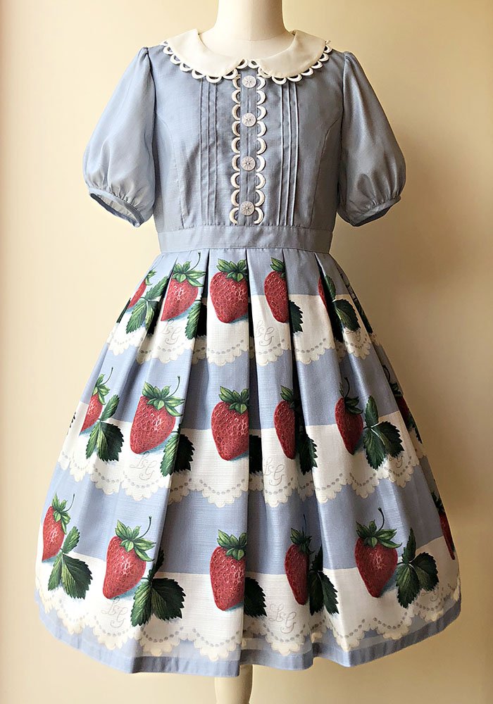 半袖ワンピース　Rose Garden　Leur Getter(ルルゲッタ) ルルゲッタ原宿店】再入荷情報♪ ＊『Antique Lace Strawberry