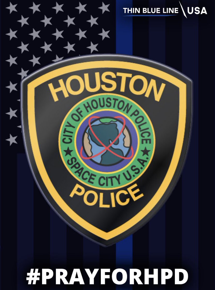thinbluelineUSA's tweet photo. Our hearts go out to the five Houston Police Officers who were shot in the line of duty while serving a narcotics warrant. We stand with you and send our wishes for a fast recovery. #PRAYFORHPD #ThinBlueLineUSA https://t.co/HUcOymclH3