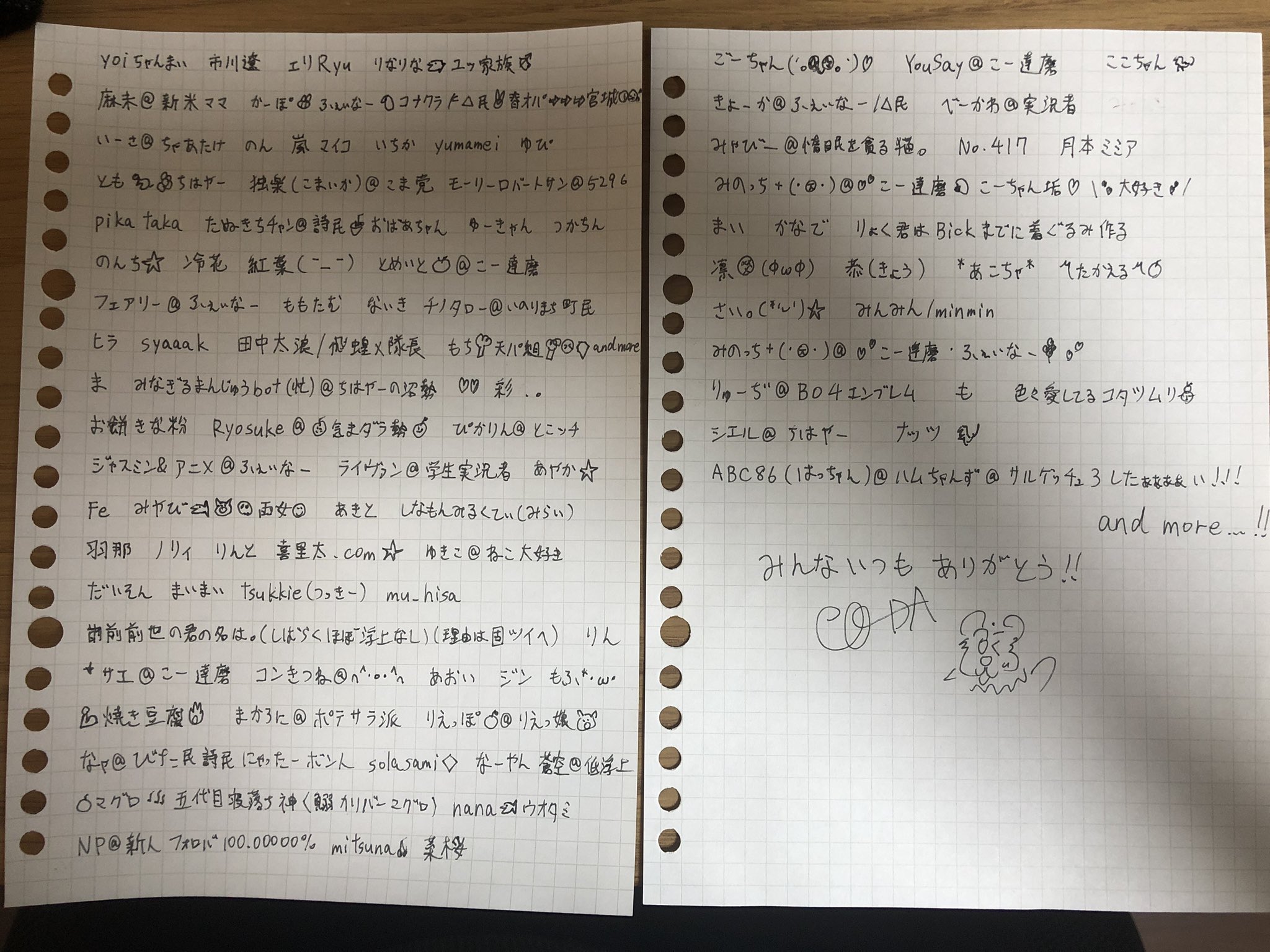 Co Da コーダ 書き終わりました そして 絵文字の再現が一番難しかったw 改めてこれからもよろしくお願いしますっ 名前手書きチャレンジ 感謝の意を込めて T Co Myuahsdcbh Twitter