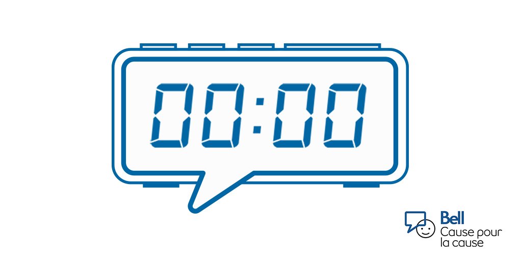 Debout là-dedans! Aujourd'hui c'est la Journée #BellCause pour la cause. Ne vous rendormez pas - Joignez-vous à la conversation et tweetez! bit.ly/2E3Zv1t

#BellCause