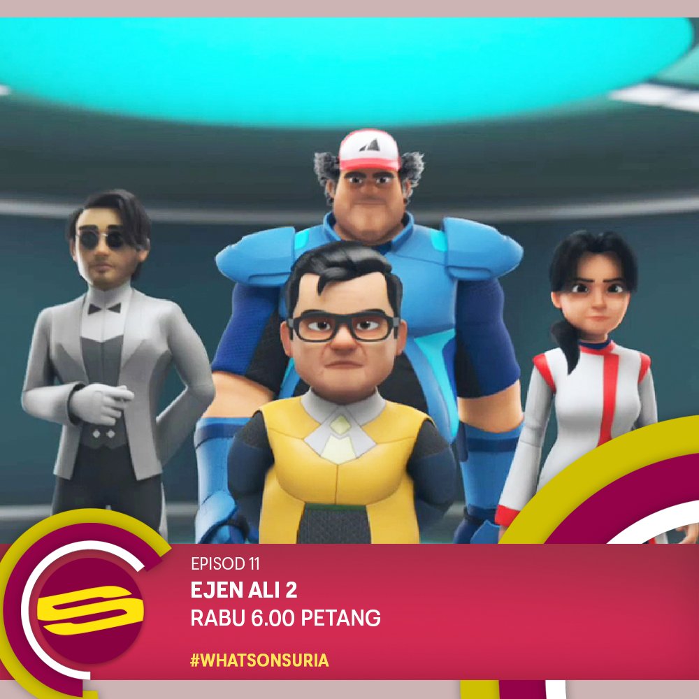 Mediacorp Suria Twitterren Whatsonsuria Ali Tiba Di Akademi Mata Dan Mendapat Tahu Lokasi Terakhir Rizwan Ali Yakin Bahawa Rizwan Telah Berpaling Tadah Dan Berpihak Dengan Numeros Ikuti Musim Kedua Ejen Ali 6 00