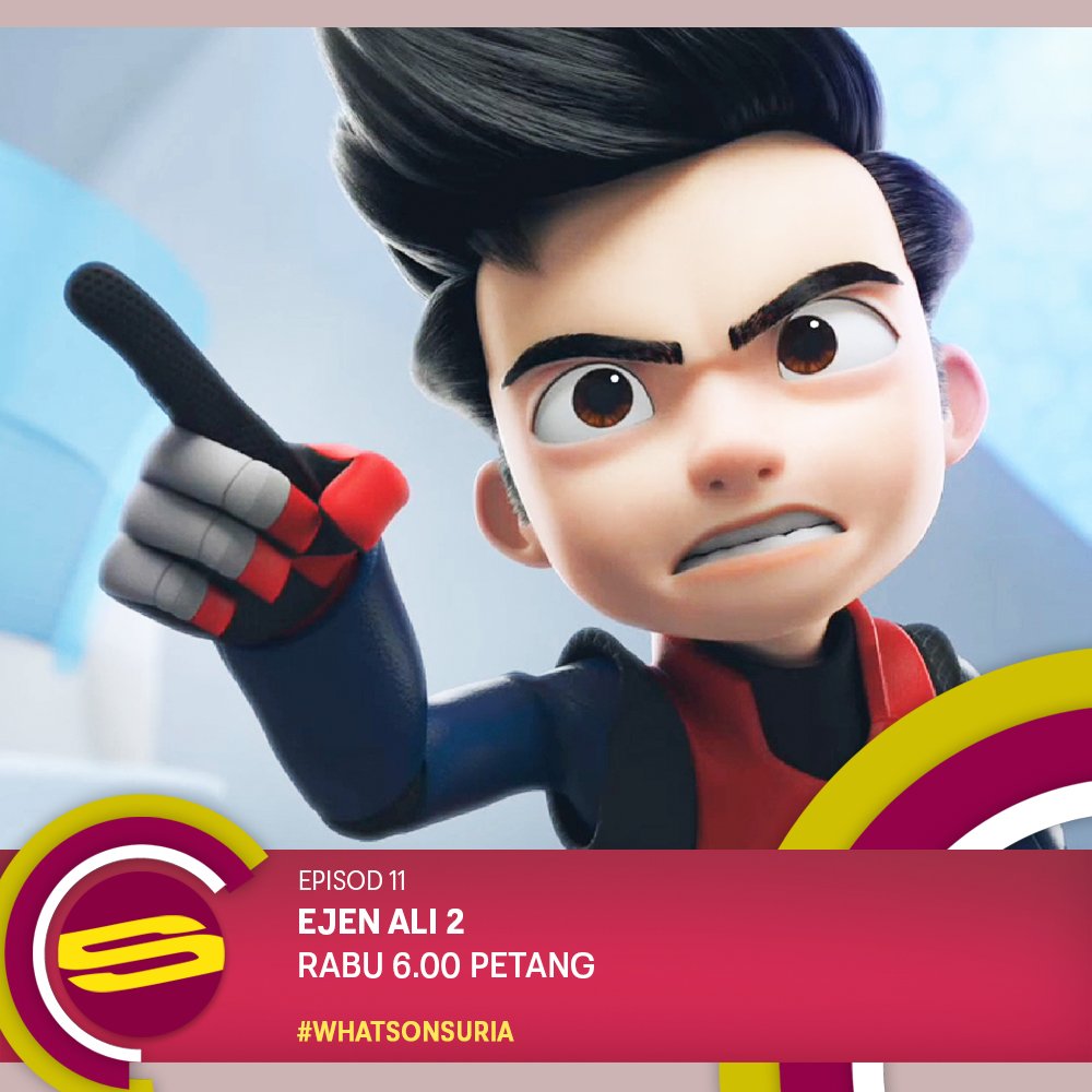 Mediacorp Suria Twitterren Whatsonsuria Ali Tiba Di Akademi Mata Dan Mendapat Tahu Lokasi Terakhir Rizwan Ali Yakin Bahawa Rizwan Telah Berpaling Tadah Dan Berpihak Dengan Numeros Ikuti Musim Kedua Ejen Ali 6 00