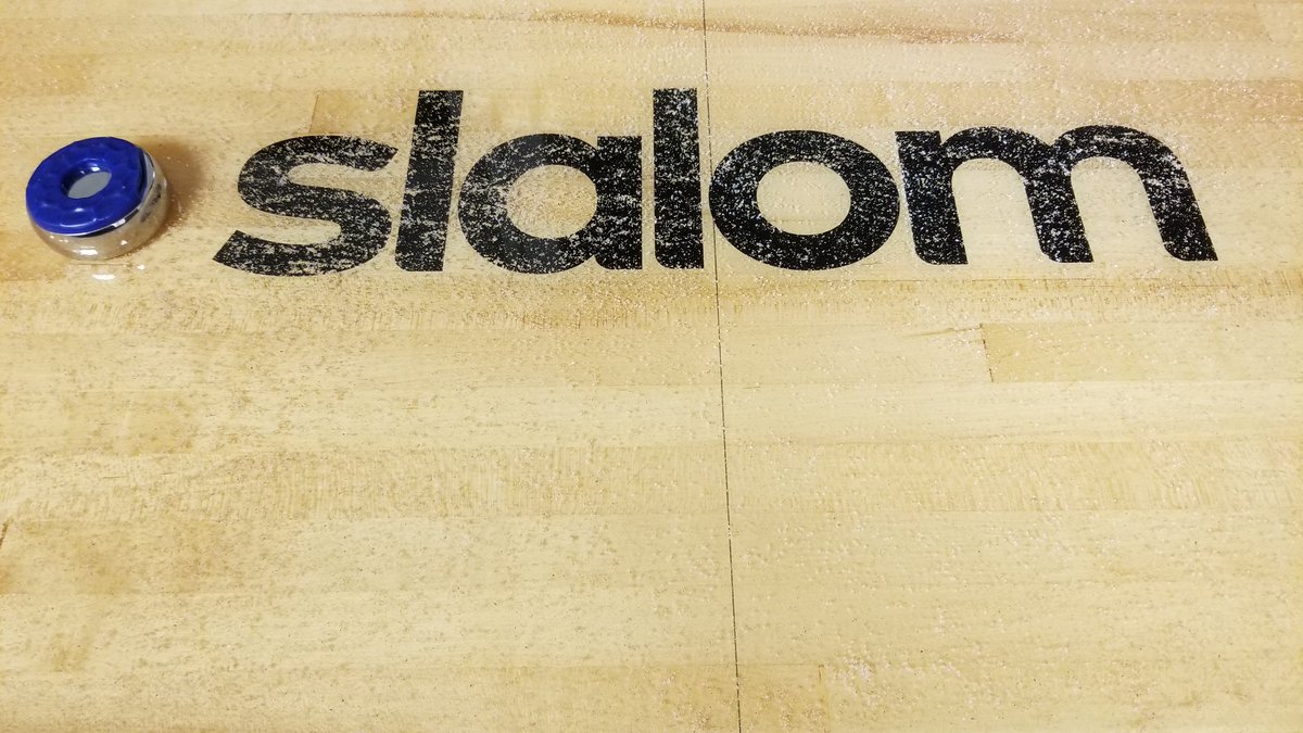 nathanc's tweet image. Thanks for the great meetup @SlalomPortland &amp;lt;3 this office shuffleboard!

Nice work #agileportland #cspdx @thisKat!