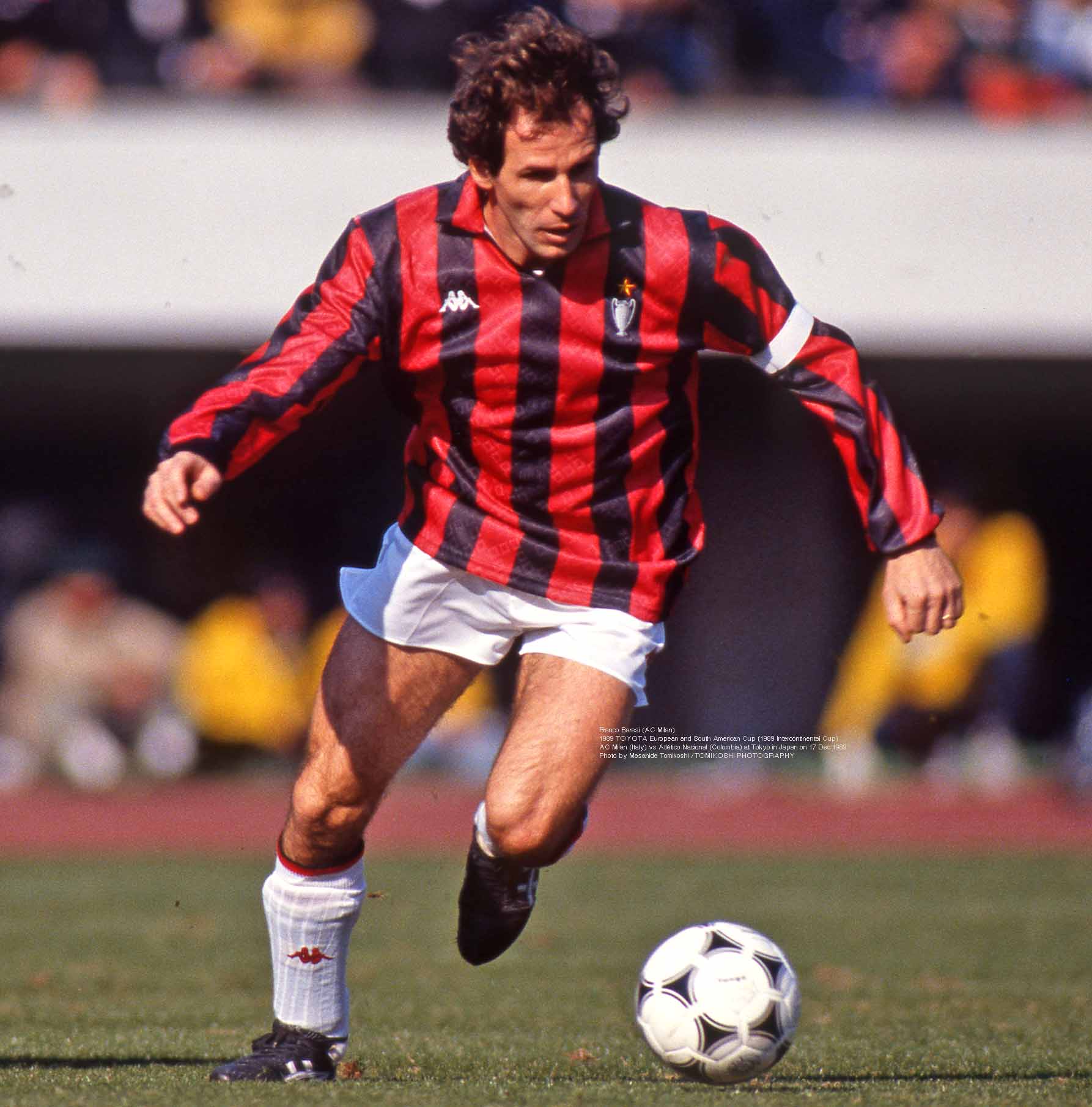 by Marty Fielding ebbe tidevand tphoto on Twitter: "Franco Baresi (AC Milan) 1989 TOYOTA European and South  American Cup (1989 Intercontinental Cup) AC Milan (Italy) vs Atlético  Nacional (Colombia) 1-0 at Tokyo in Japan on 17 Dec