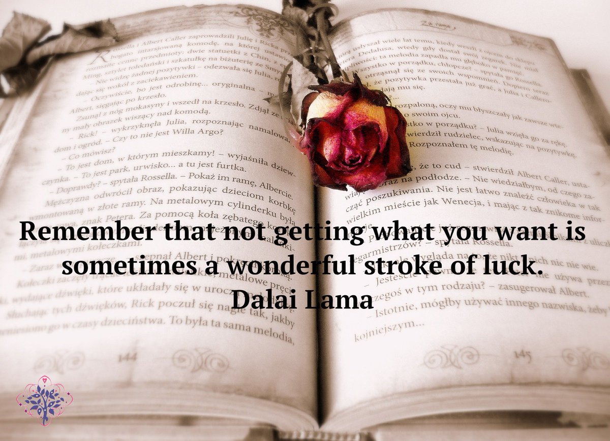 SherriNickols's tweet photo. Remember that not getting what you want is sometimes a wonderful stroke of luck.
#DalaiLama https://t.co/39FQG8dcHL