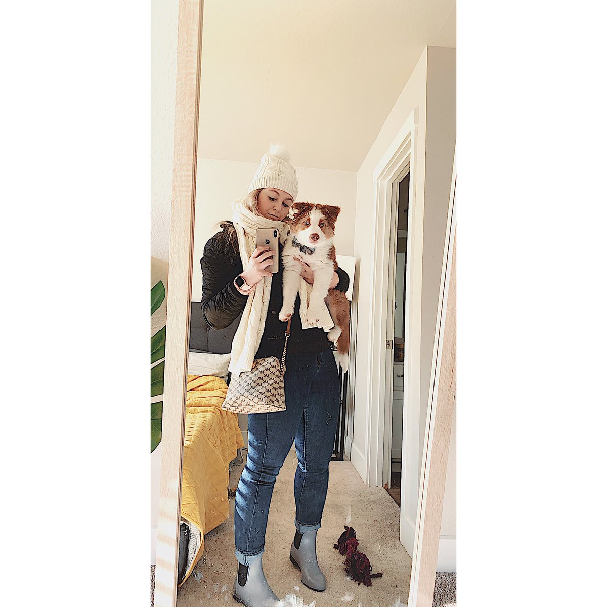 AnnaEnsminger's tweet photo. I use to be so like 🙄 about people w/ dogs. I get it now 🐶💙 https://t.co/fePKGVBTI1