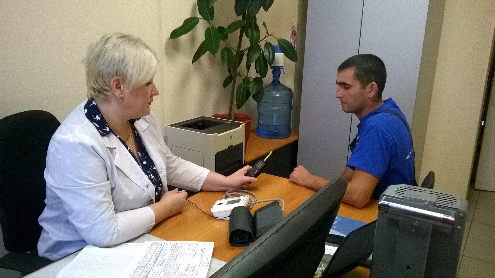 предрейсовый медосмотр водителей