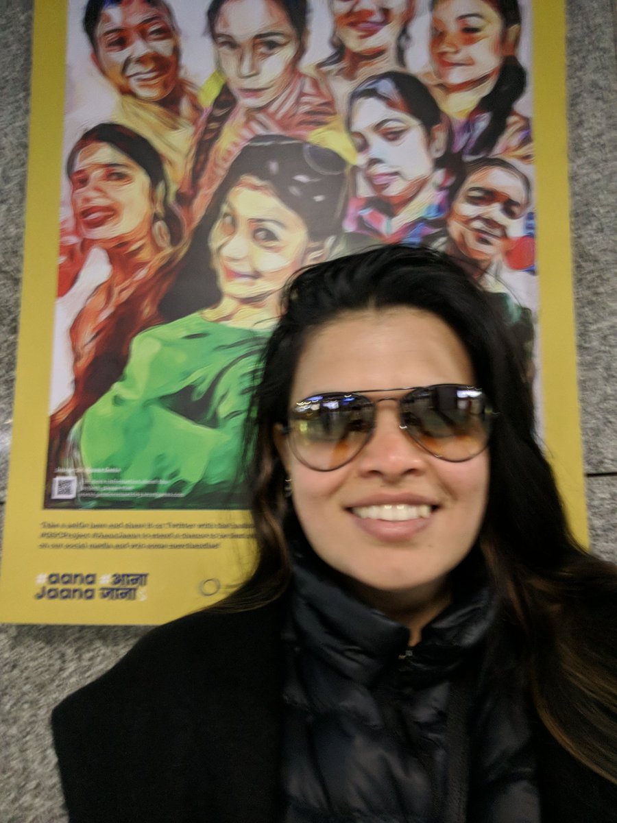durkhaima's tweet photo. Passing by Mandi House and randomly ran into a woman who discussed the exhibition on #GSCProject #AanaJaana. It was an urban development project discovering mobility and how space influences lifestyle for genders in the neighborhood of #madanpur #khadar. https://t.co/zWOrARmg9x