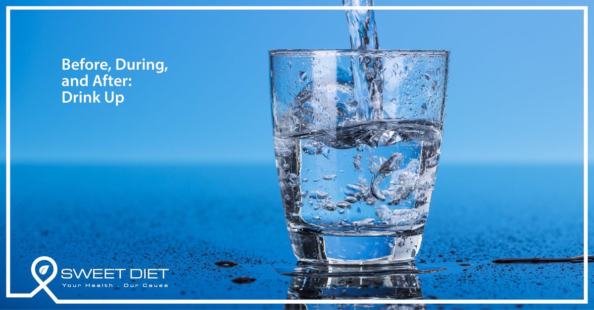 sweetdiet_vera's tweet photo. What to Eat Before &amp; After a Workout 
Before, During, and After: Drink Up
Make sure you have plenty of water
#veramatta #sweetdiet #Healthy #Health #Lifestyle #healthyfood #eathealthy #healthylifestyle #nutrition #Superhealthy #before #after #workout #during #drink #water https://t.co/6FvYlSe55i